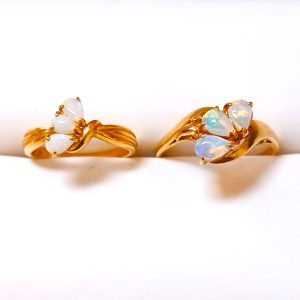 【K18 まとめ】18金・オパール・リング・指輪・貴金属・アクセサリー
