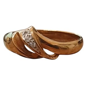 K18（18金・750）メレダイヤモンドリング