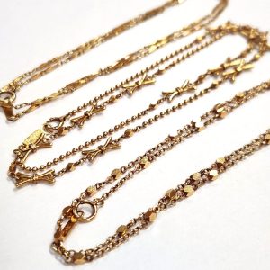 18金 (K18) ネックレス 3点 ゴールド ジュエリー | 根室市駒場町