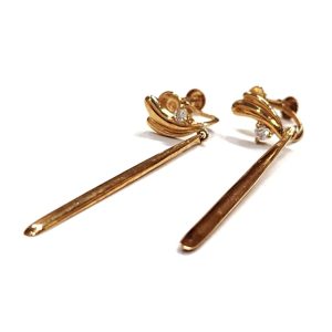 18金 (K18) イヤリング ダイヤ ジュエリー 宝飾品 | 根室市定基町