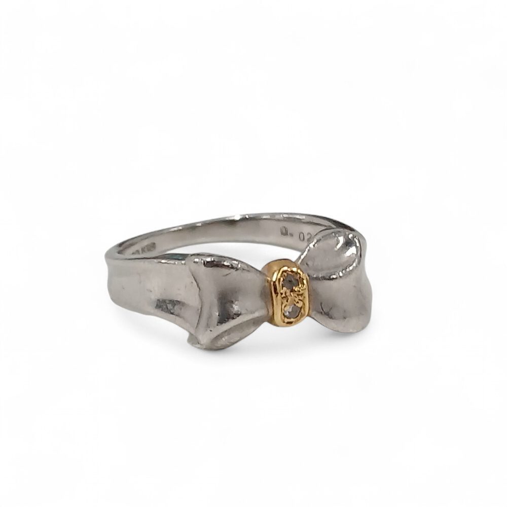 K18/Pt900 リング コンビ アクセサリー 貴金属