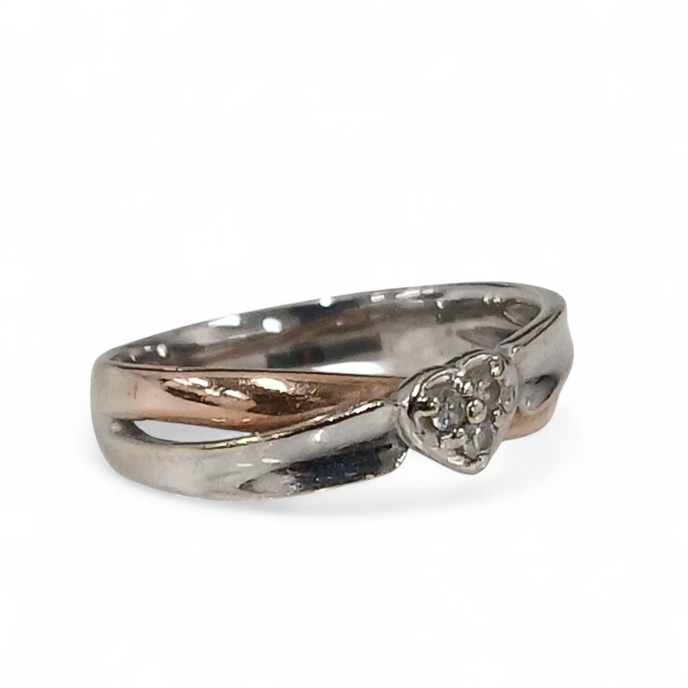 【K18WG × K18PG リング】貴金属・アクセサリー・指輪