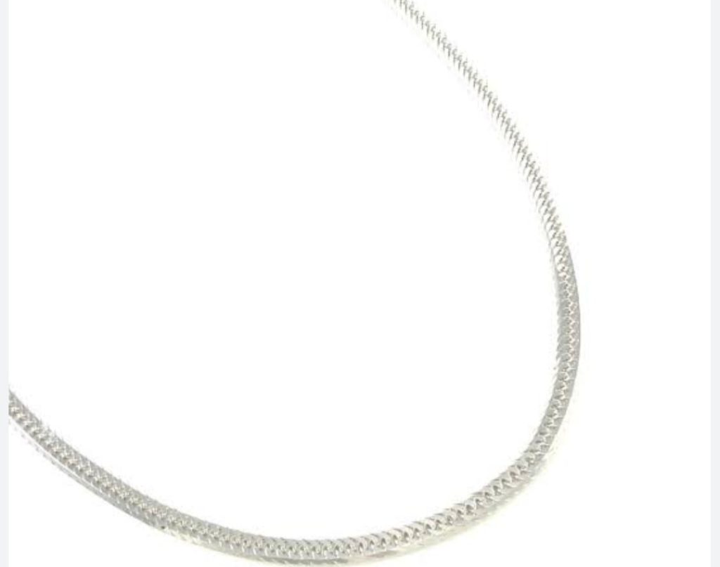 K18WG 8面 喜平ネックレス