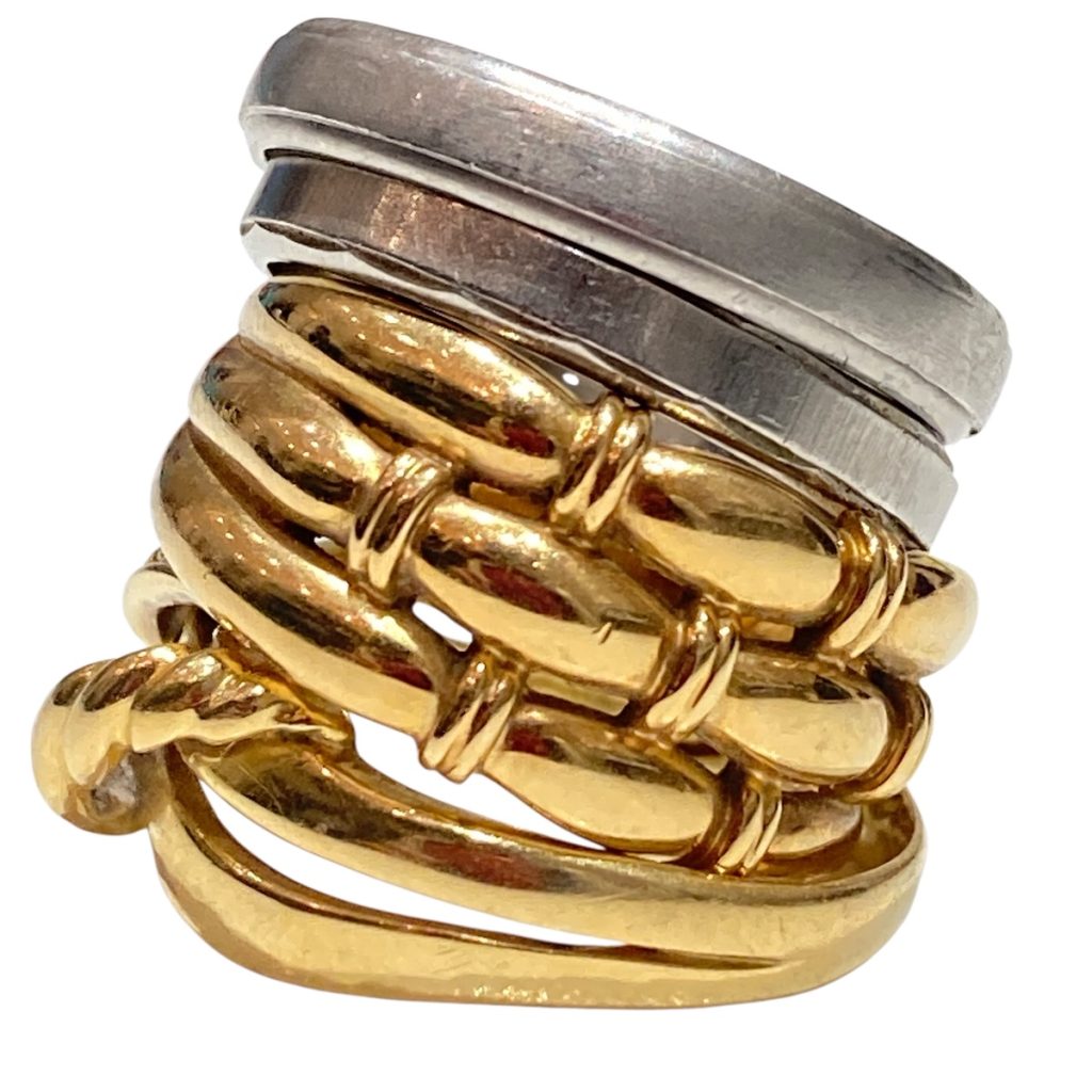 K18 / Pt900 / リング