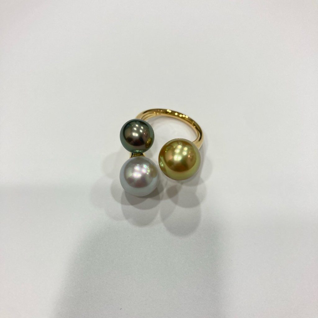 パール付きリング