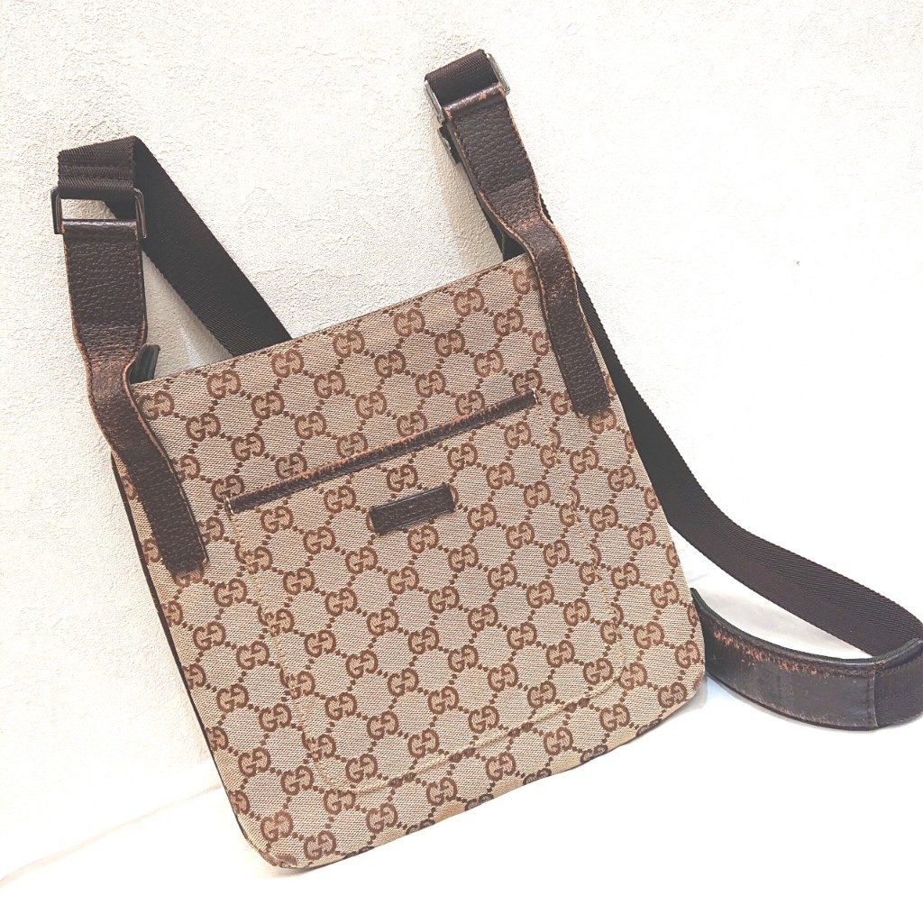 GUCCI グッチ GGキャンバス ショルダーバッグ