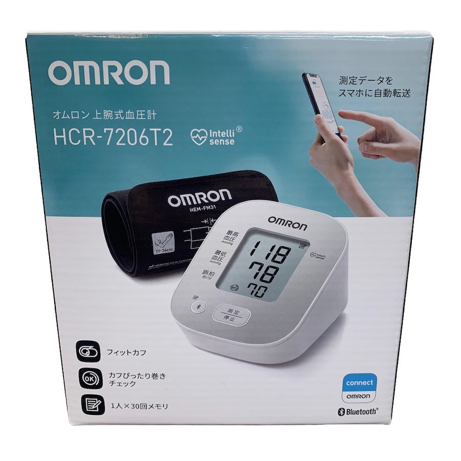 未使用 OMRON 血圧計 HCR-7206T2