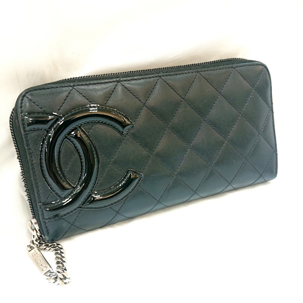 CHANEL シャネル カンボンライン ココマーク 長財布