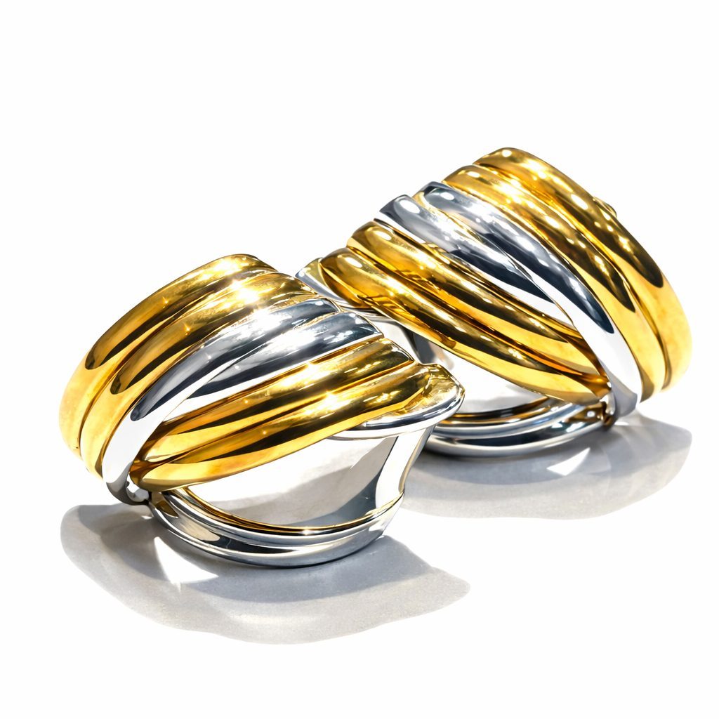 K18 750 18金 Pt900 プラチナ コンビ イヤリング ジュエリー アクセサリー