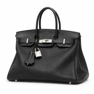 HERMES（エルメス） バーキン35 トゴ ブラック シルバー金具