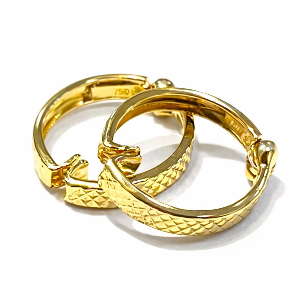 K18 750 18金 イヤリング ジュエリー 貴金属