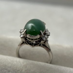 Pt950（プラチナ950）翡翠リング｜伊勢崎市連取元町