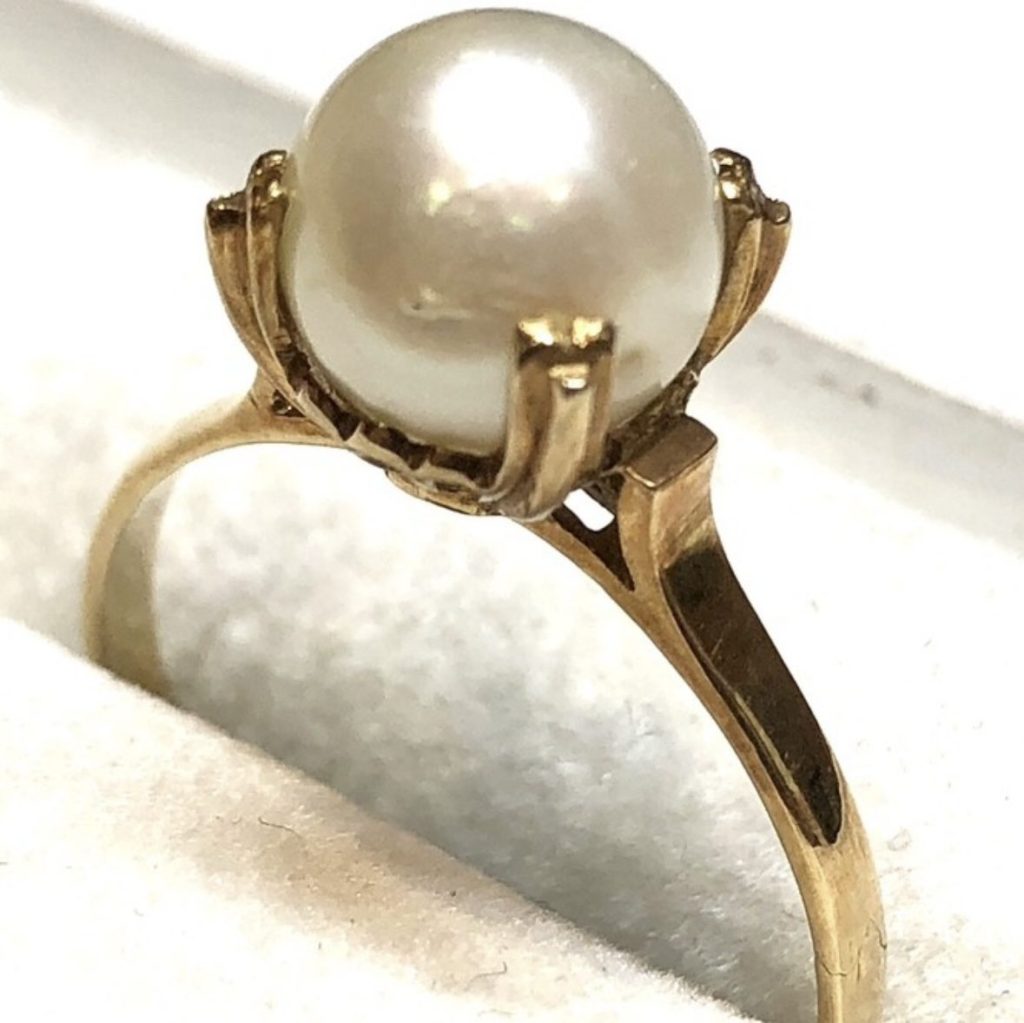 K18 パールリング