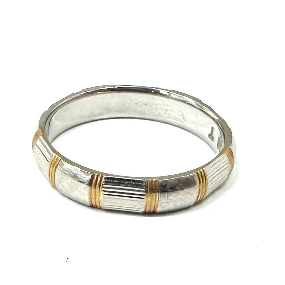 【Pt900×K18 コンビリング】貴金属・アクセサリー・指輪