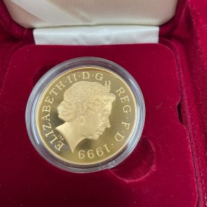 1999 エリザベス2世 ダイアナ妃追悼記念 金貨| 取手市東