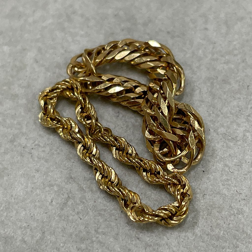 金プラチナので高価買取| K18チェーンリングの買取| 取手市双葉