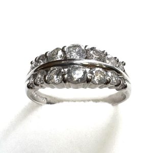 Pt900 メレダイヤリング