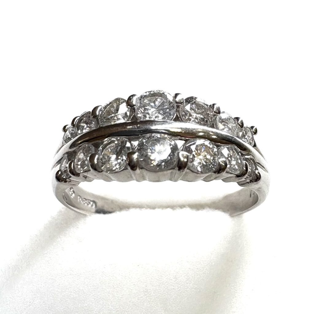 Pt900 メレダイヤリング