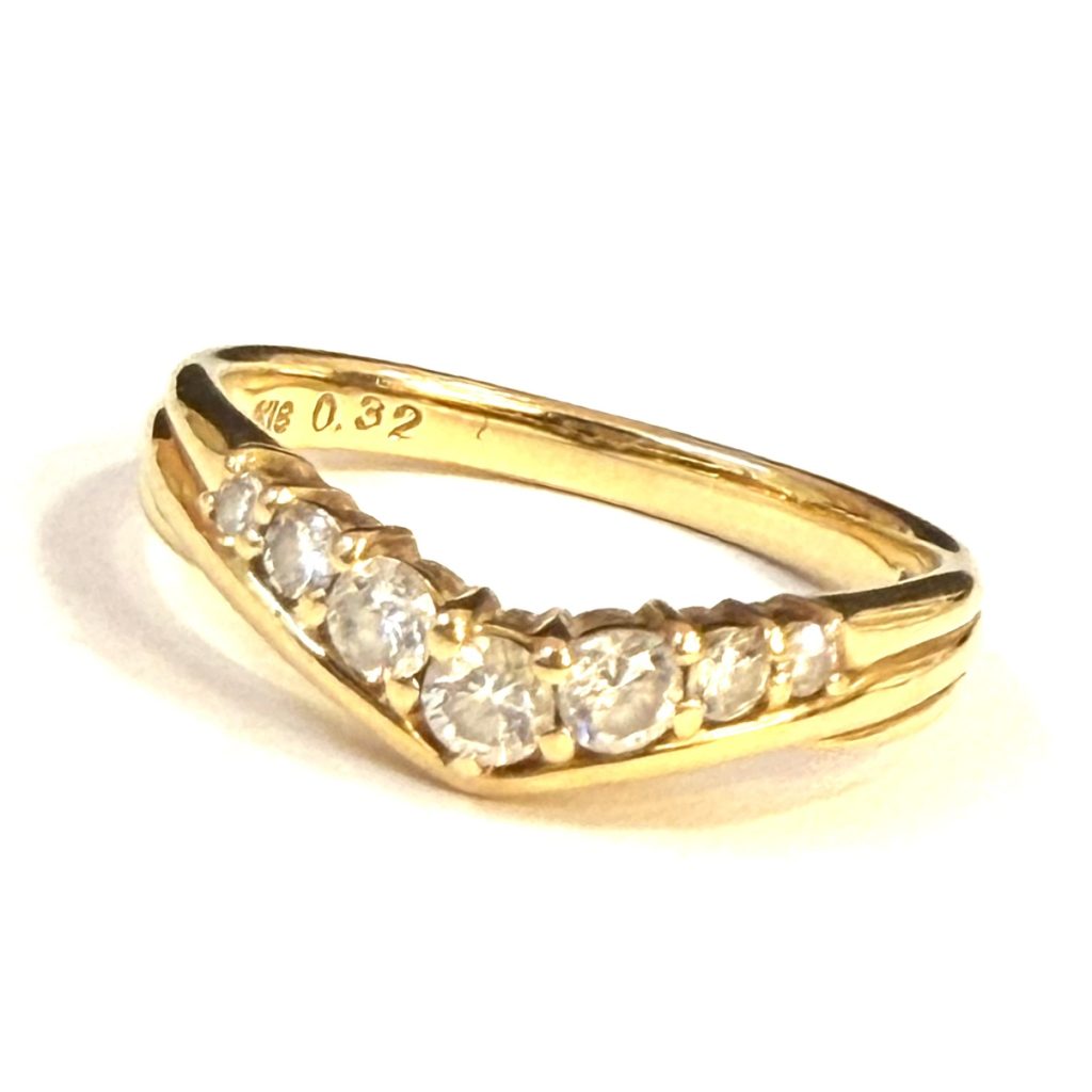 K18 18金 750 ダイヤモンド リング