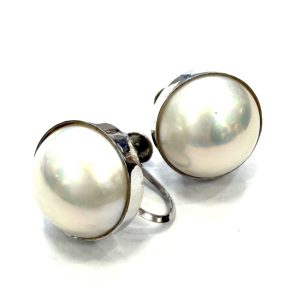 K18WG パール イヤリング