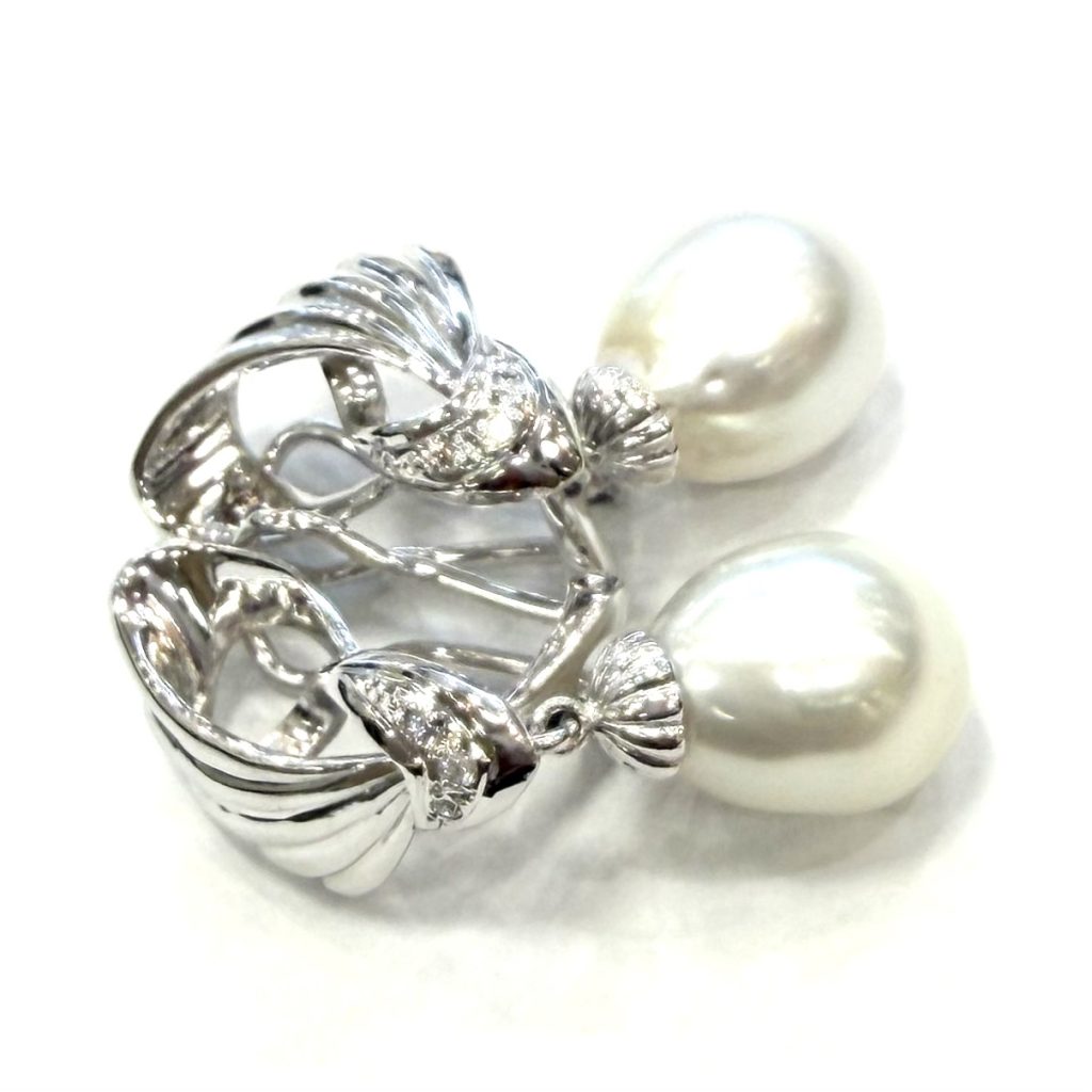 PT900 パール イヤリング