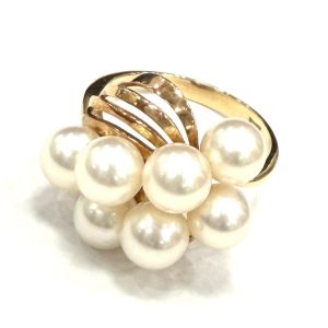 K18 18金 750 パール リング