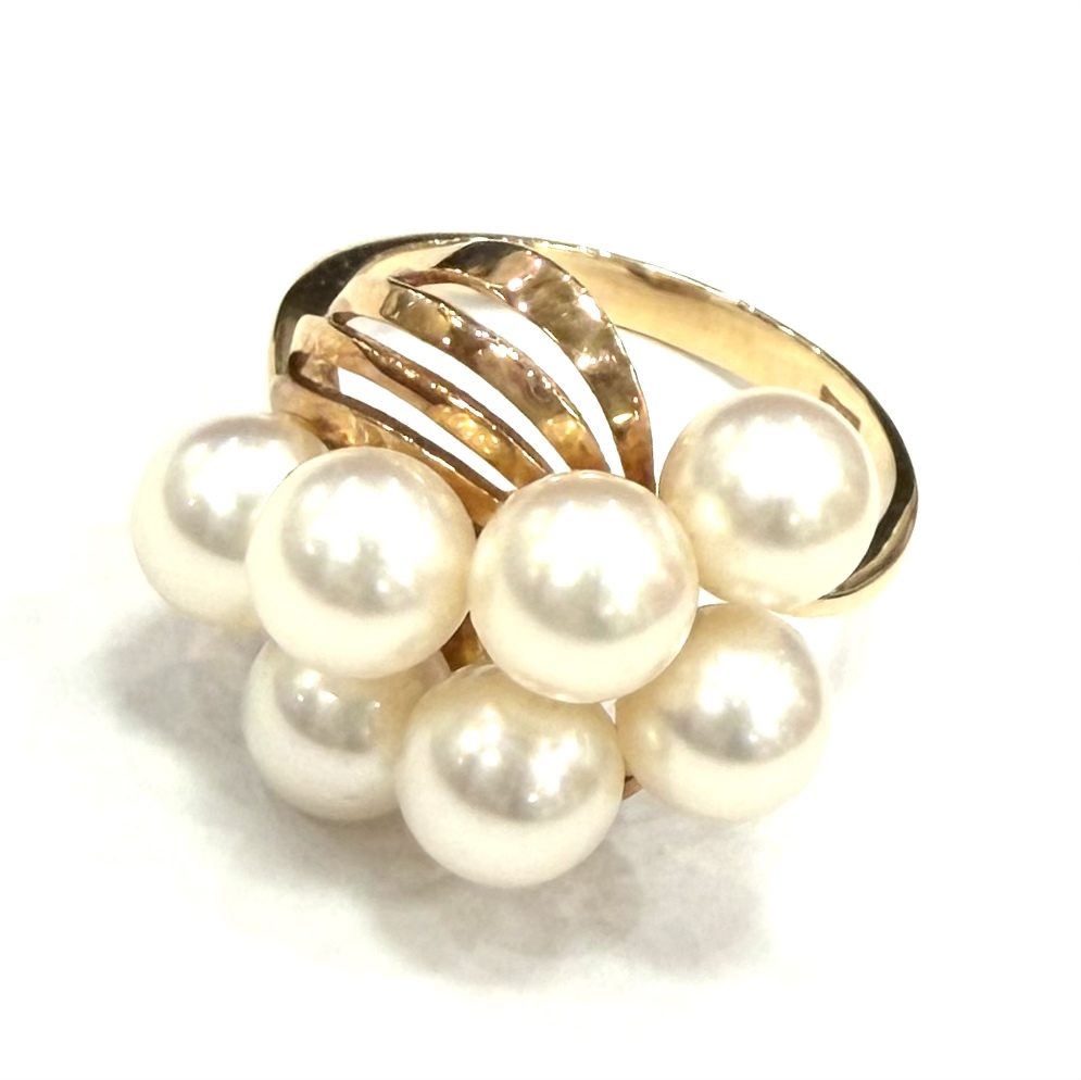 K18 18金 750 パール リング