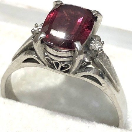 Pt900 ルビーリング