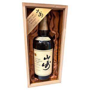 サントリー 山崎12年 獅子マーク付き　箱あり