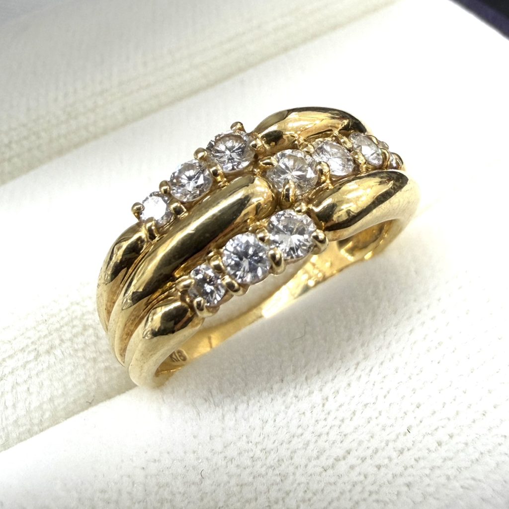 K18ダイヤリング