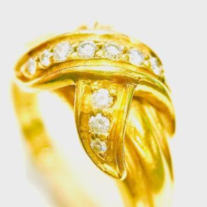 K18 メレダイヤモンド リング アクセサリー