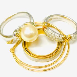 K18 Pt850 パール メレダイヤモンド アクセサリーおまとめ