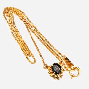 K18 18金 サファイア ネックレス