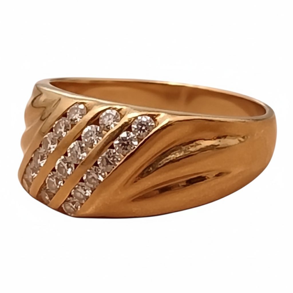 K10（10金・416）メレダイヤモンドリング