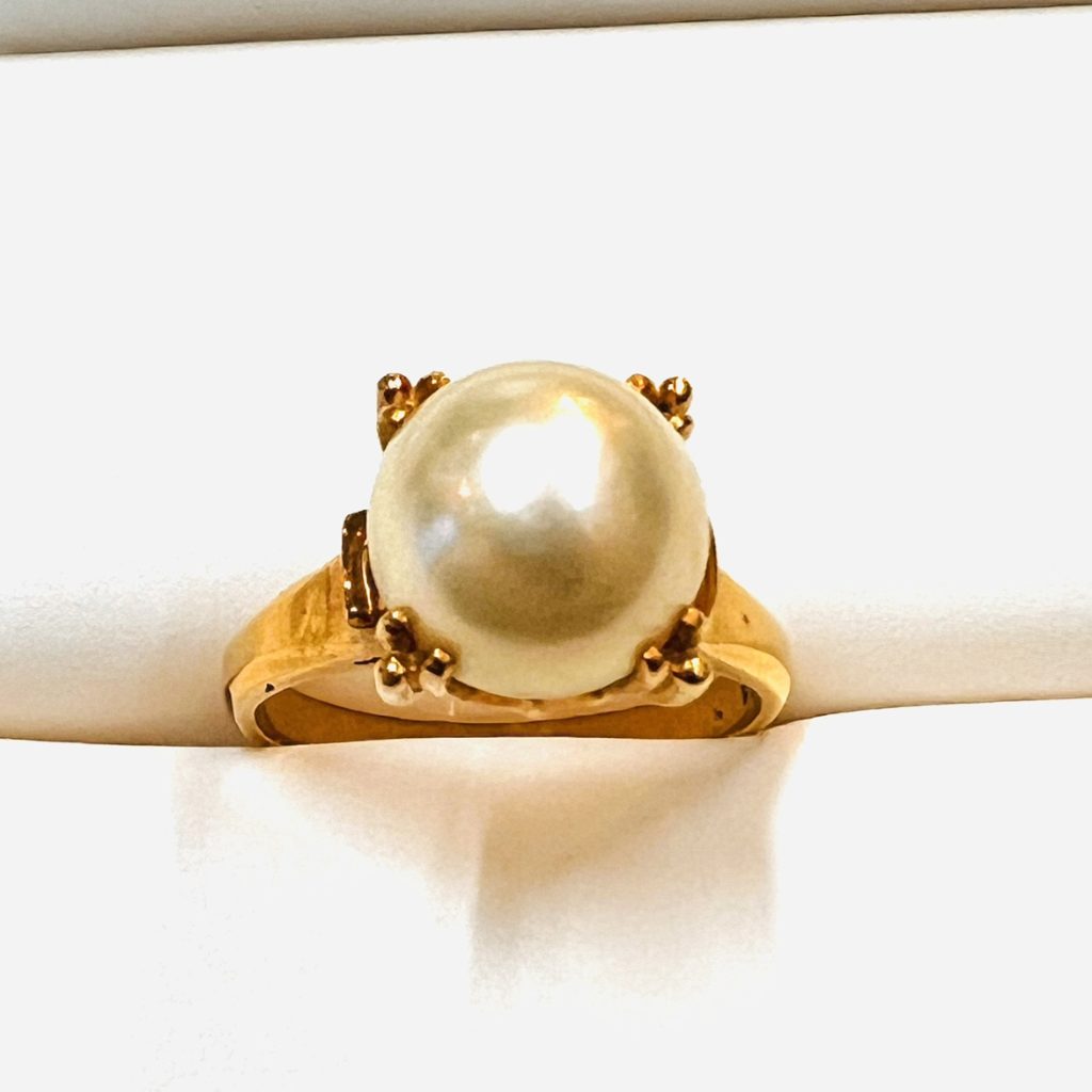 K18 （ 18金 750 ）パール リング