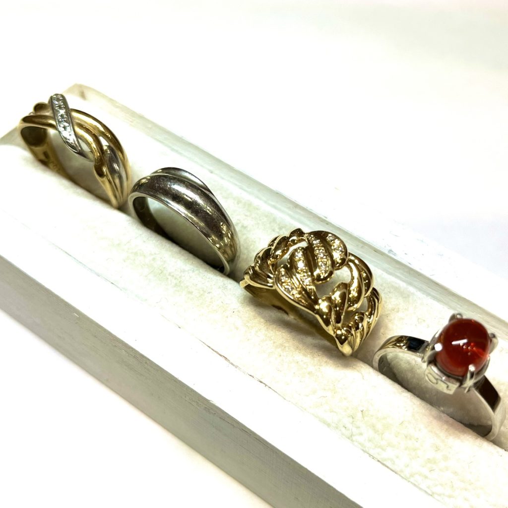 K18、K20、Pt900 リングおまとめ