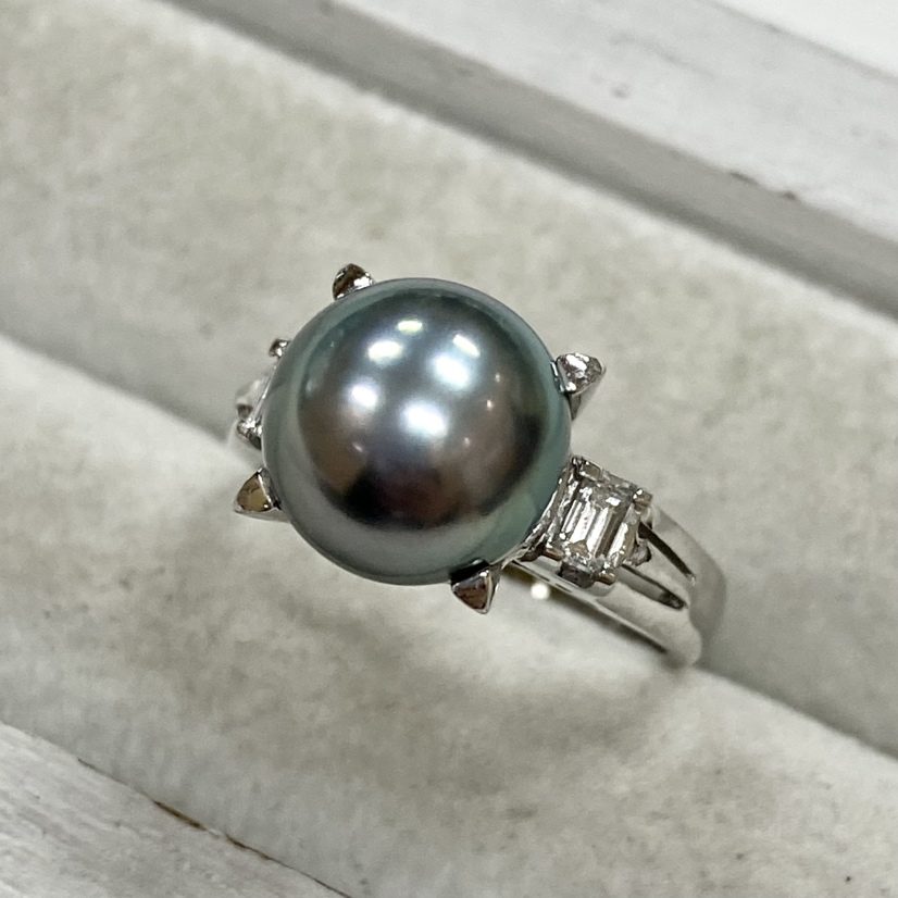 Pt900 南洋真珠 リング 指輪