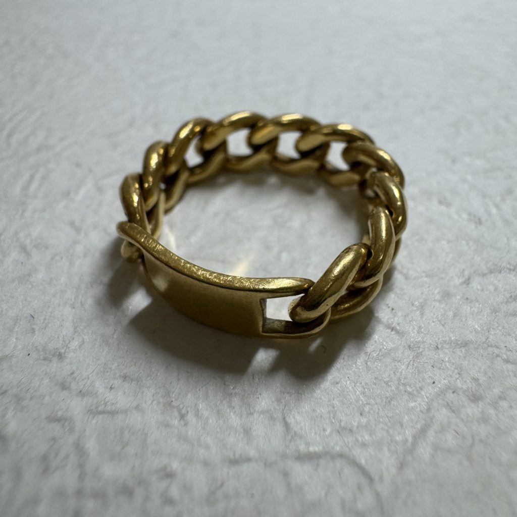 K18 喜平チェーンリング 18金