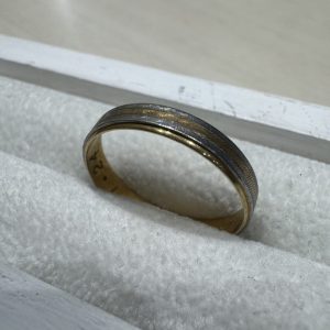 K18 Pt900 コンビ 指輪