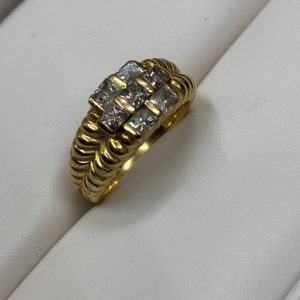 【K18 メレダイヤ リング】弘前市