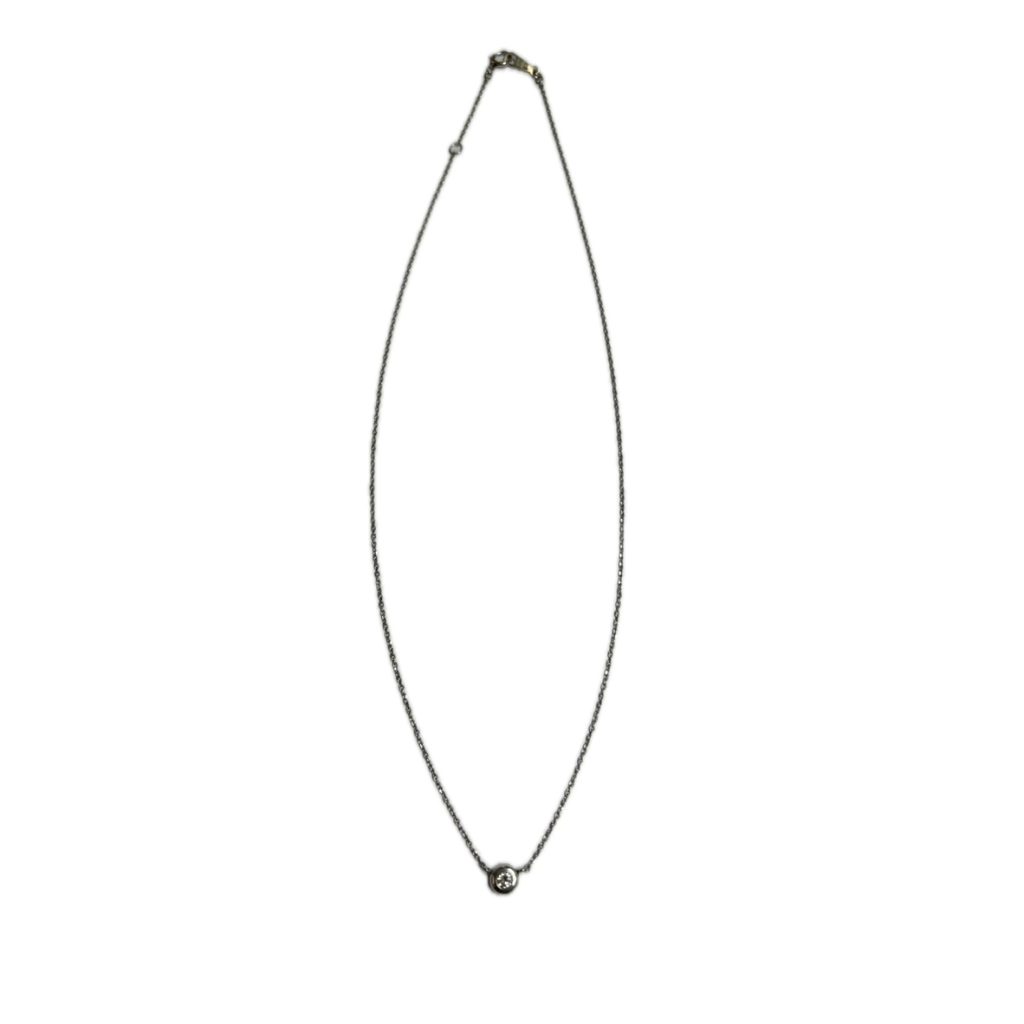 Pt850　ダイヤモンドネックレス