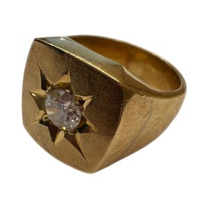 18金(K18)指輪(リング)ダイヤモンド(0.77ct)