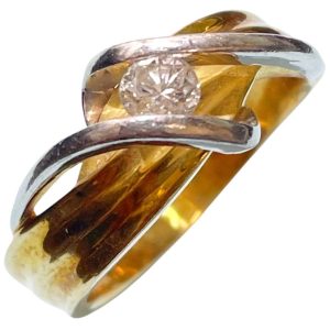 K18 Pt900 ダイヤモンド リング 指輪 18金 プラチナ アクセサリー 買取