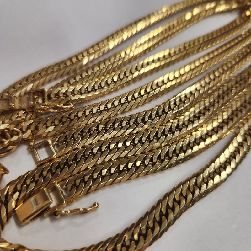 18金（K18）喜平ネックレス　2本｜前橋市富士見町