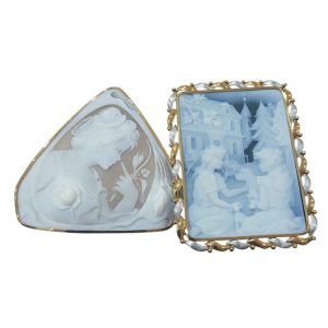 【K18Pt850カメオブローチまとめ】18金・プラチナ850・貴金属・アクセサリー・ジュエリー