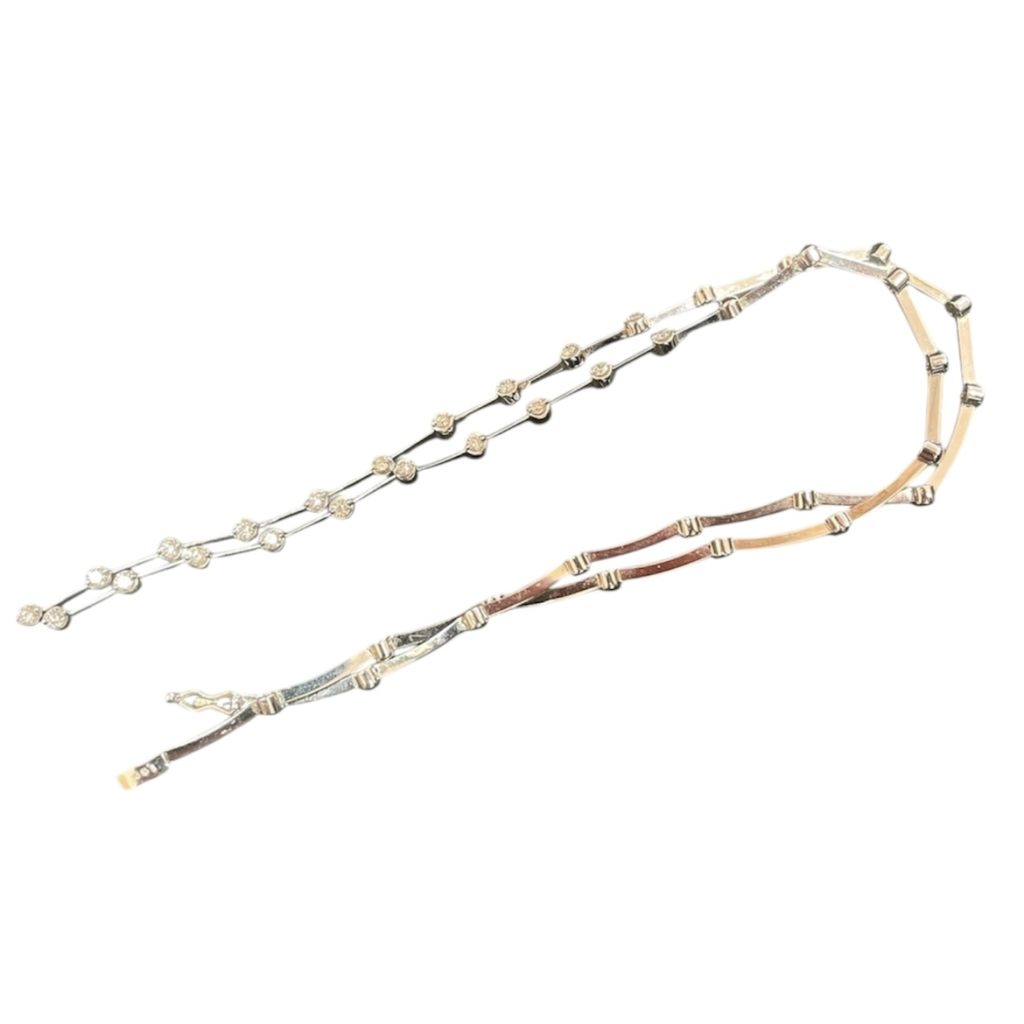 K18WGネックレス