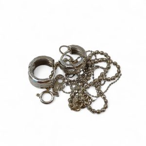 【K18WGおまとめ】18金・ホワイトゴールド・貴金属・アクセサリー・ネックレス・ピアス