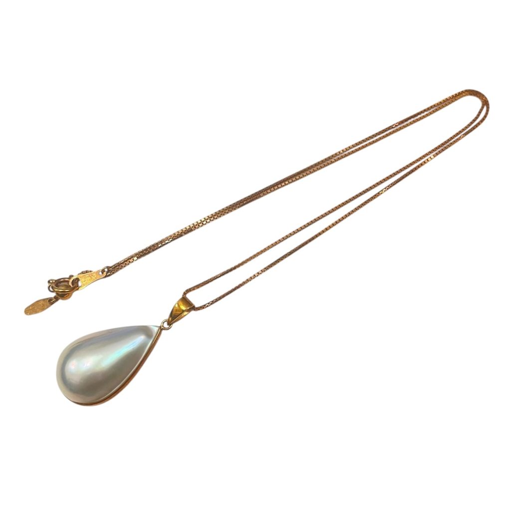 K18マベパールネックレス