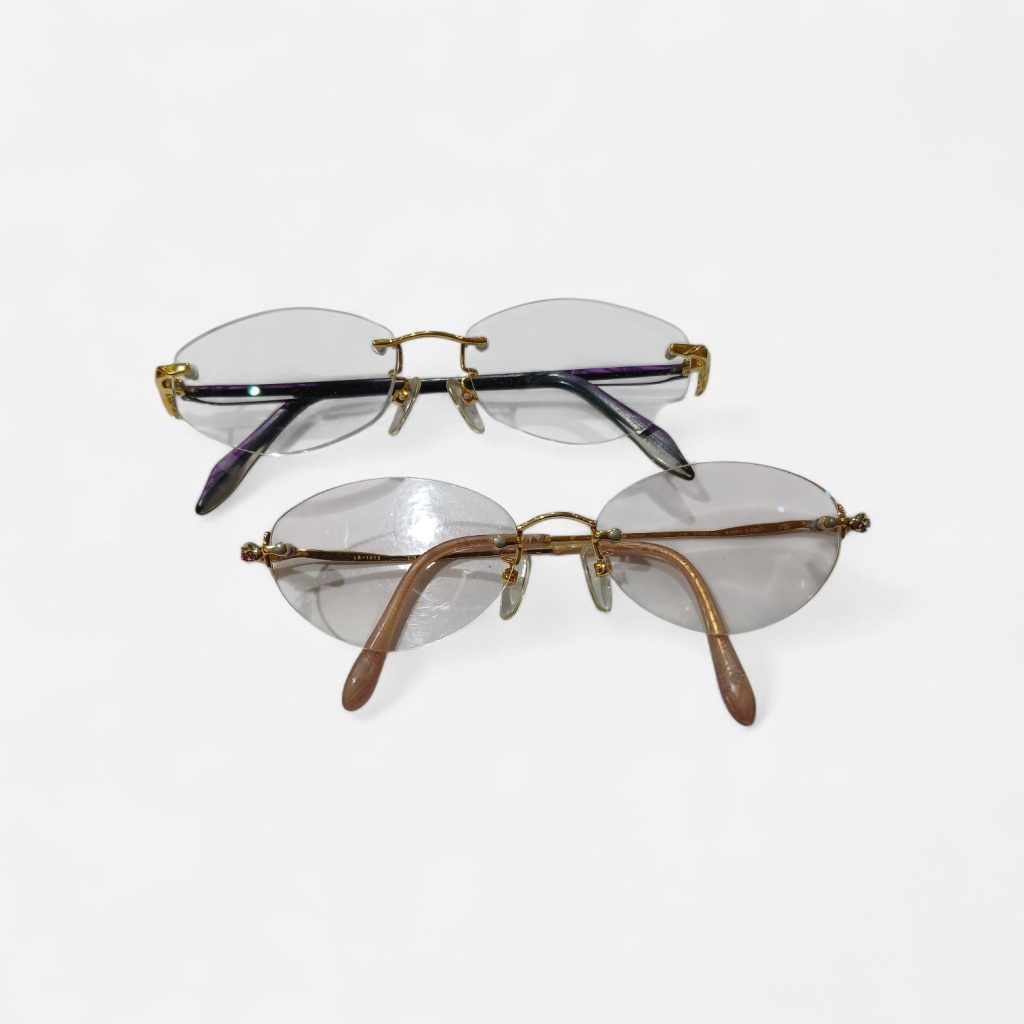 【K18メガネ】18金・750・貴金属・アクセサリー