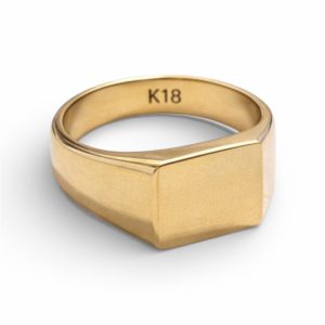 K18（18金）印台リング